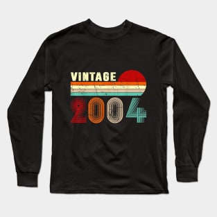 Vintage 2004 Funny 16 Years Old Boys and Girls 16th Birthday T-Shirt Long Sleeve T-Shirt